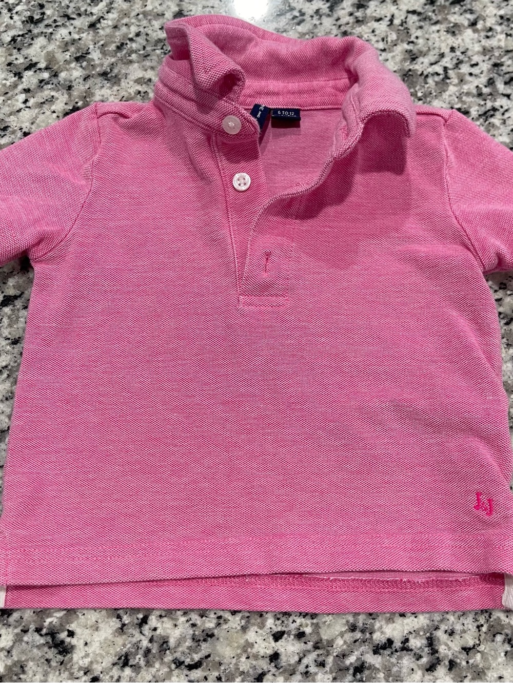 Janie and Jack Pink Polo Shirt for Baby | Size 6-12 Months